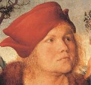 Lucas Cranach the Elder Details of Dr.Johannes Cupinian (mk45) oil